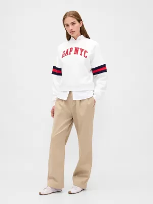 Dámska mikina GAP LOGO SWEATSHIRT 799272-04 NEW OFF WHITE