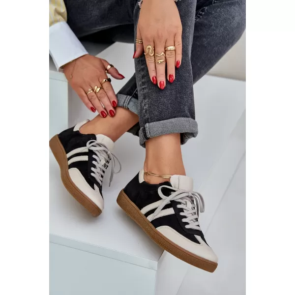  Dámske tenisky ZAZOO N1068 BLACK 
