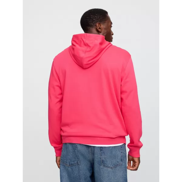  Pánska mikina GAP FULLZIP LOGO HOODIE 868454-15 RASPBERRY 