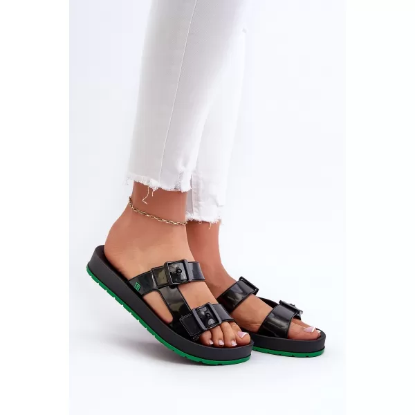  Dámske sandále ZAXY LL285073 BLACK 