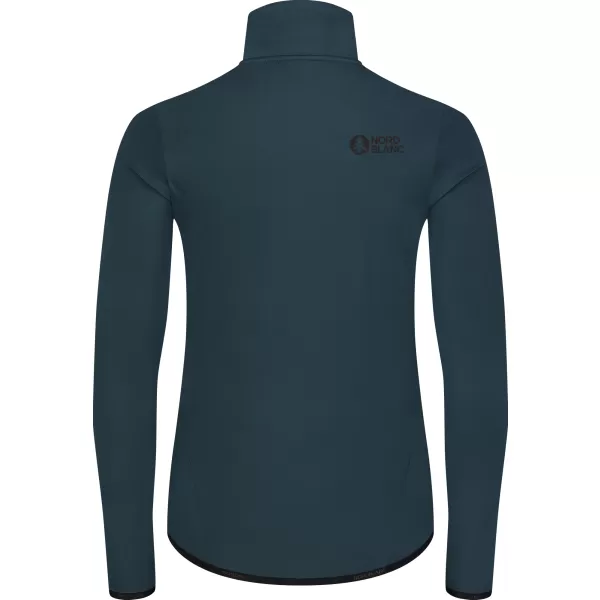  Dámska mikina powerfleece NORDBLANC SEDGE NBWFL8291 MODROZELENÁ 