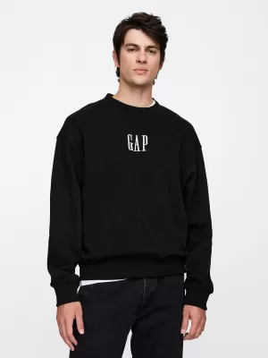 Pánska mikina GAP CORP LOGO SWEATSHIRT 648026-10 TRUE BLACK