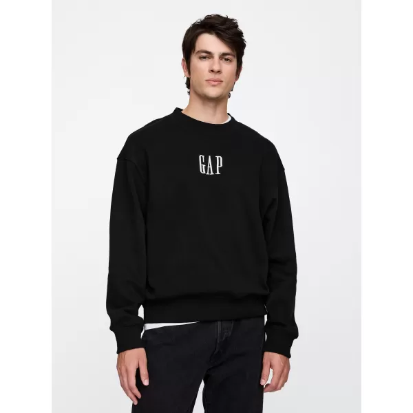  Pánska mikina GAP CORP LOGO SWEATSHIRT 648026-10 TRUE BLACK 