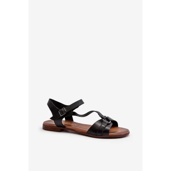  Dámske sandále ZAZOO 40182 BLACK 