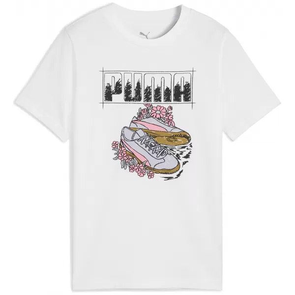  Detské tričko PUMA GRAPHIC TEE 688496-02 PUMA BIELA 