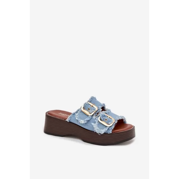  Dámske šľapky BOTO RENELISSE 41325 LIGHT BLUE 