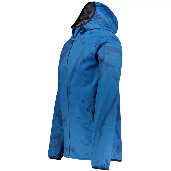  Pánska softshellová bunda premium ALTISPORT VOJ/ALM079JACK01 MODRÁ 