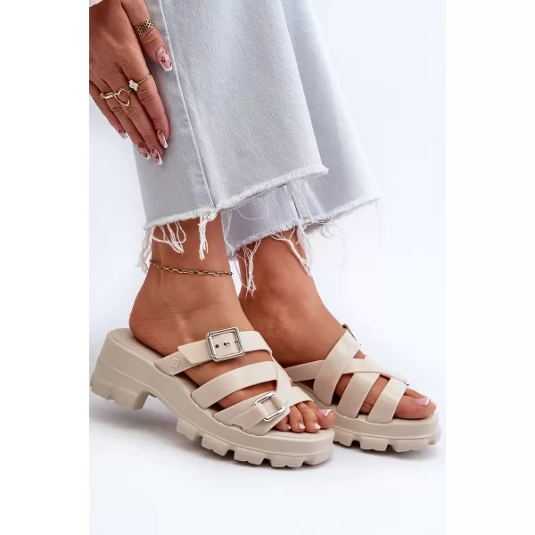  Dámske žabky ZAXY NN285042 BEIGE 