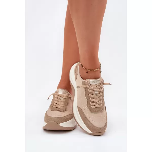  Dámske tenisky BIG STAR RR274A345 BEIGE Big Star Shoes 