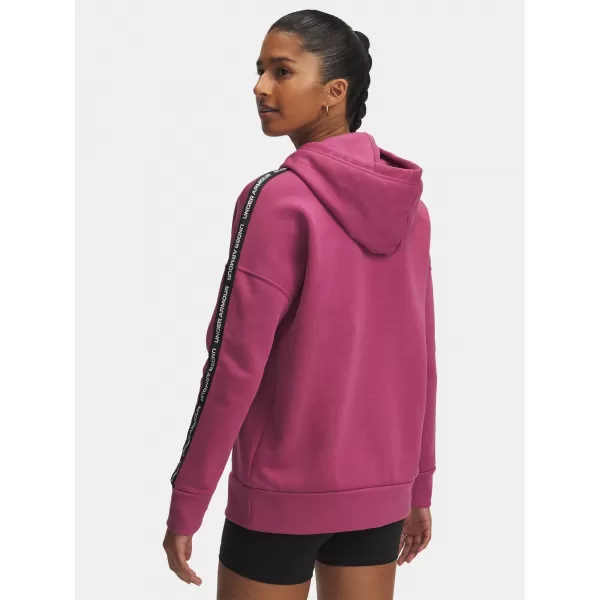  Dámska mikina UNDER ARMOUR ICON FLEECE TAPED HDY 6003708-659 ČERVENÁ 