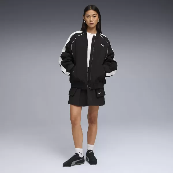  Dámska sukňa PUMA WARDROBE ESS WV CARGO SKIRT 634584_01 PUMA BLACK 