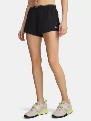 Dámske kraťasy UNDER ARMOUR VANISH WOVEN 3IN SHORTS 6009965-008 ČIERNA