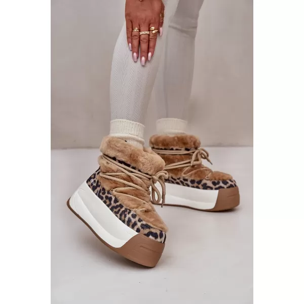  Dámske topánky BIG STAR OO274A207 BROWN/BEIGE Big Star Shoes 