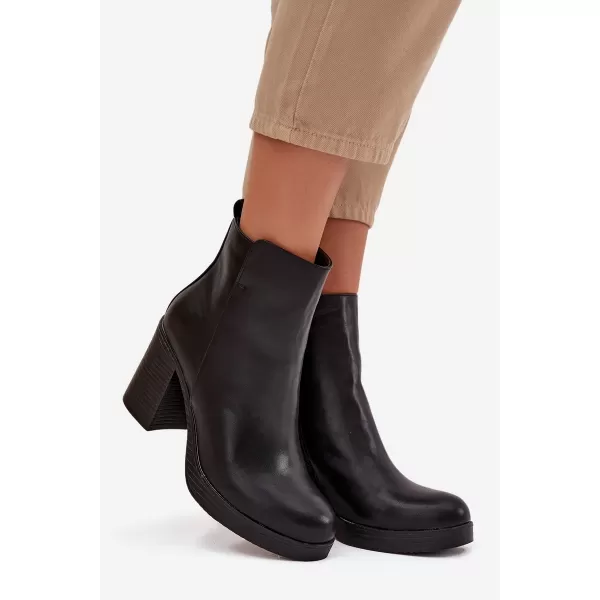  Dámske čižmy BOTO RYSELLE 40501 BLACK 