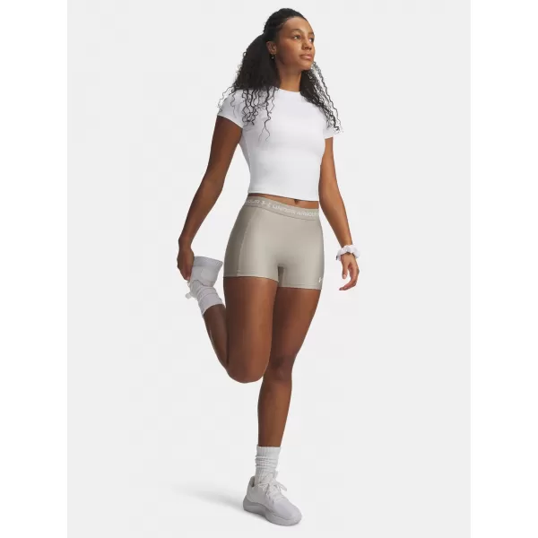  Dámske kraťasy UNDER ARMOUR HEATGEAR SHORTY 6010725-203 HNEDÁ 