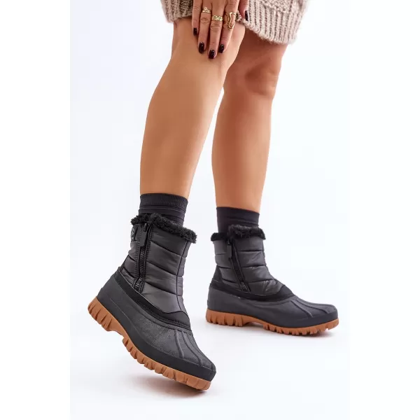  Dámske snehule LEE COOPER LCJ-24-44-2866 BLACK 
