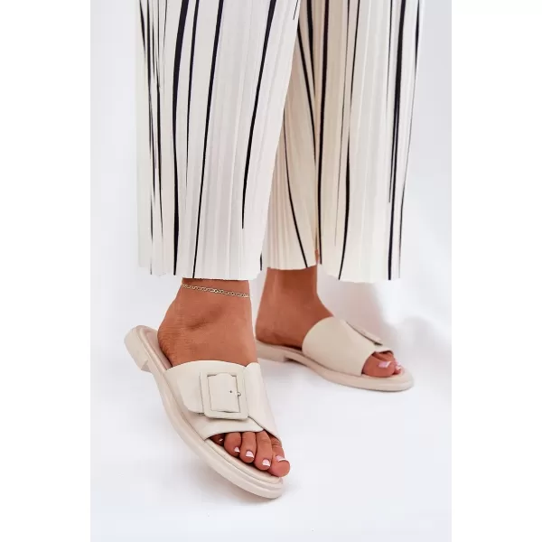  Dámske šľapky D&A SJ2302-01 BEIGE 