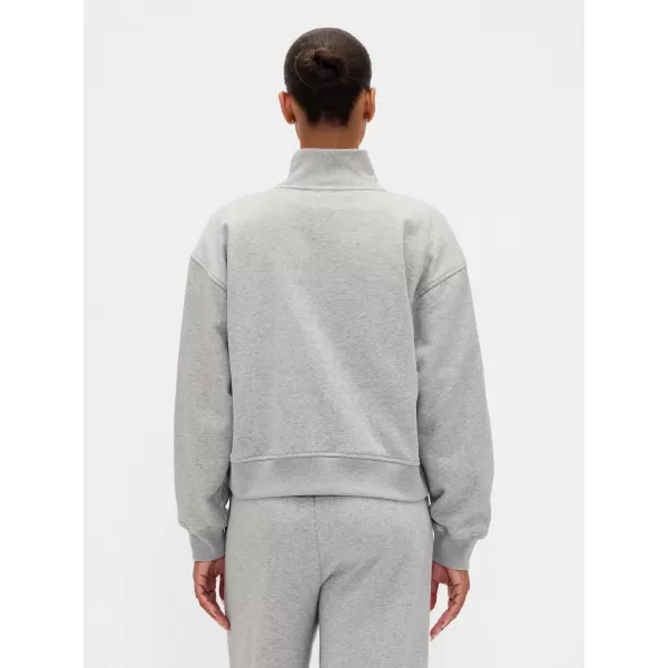  Dámska mikina GAP LOGO HALF ZIP 852841-04 HEATHER GREY 