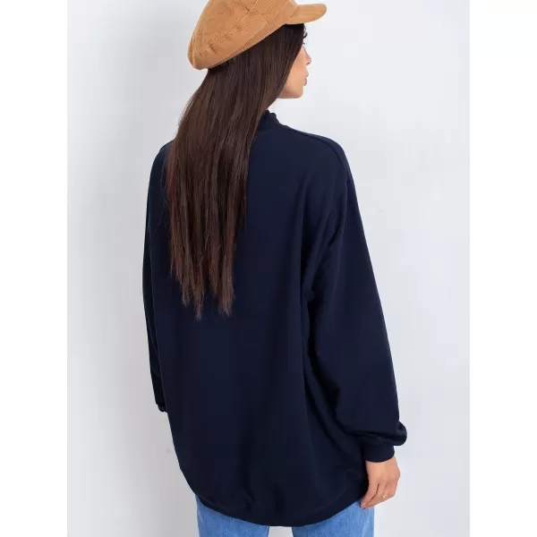  Dámska mikina BASIC FEEL GOOD RV-BL-5185.84P NAVY 