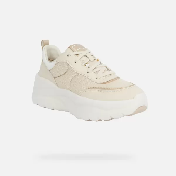  Dámske tenisky GEOX XTROS G012868 KRÉMOVÁ 