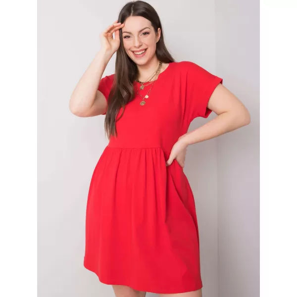  Dámske šaty BASIC FEEL GOOD RV-SK-6292.09P RED 
