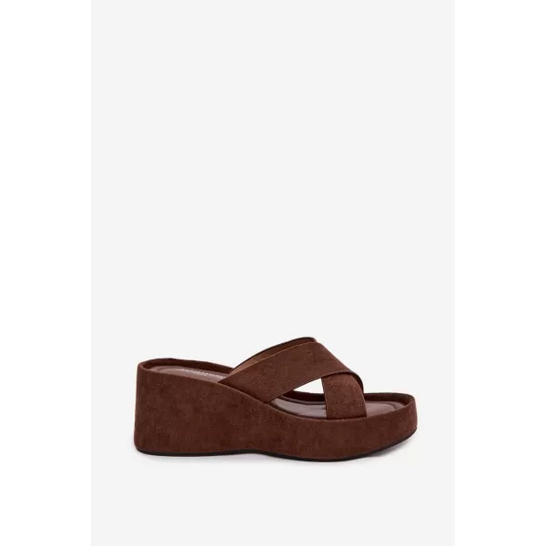  Dámske šľapky BOTO CALORINE 41357 BROWN 