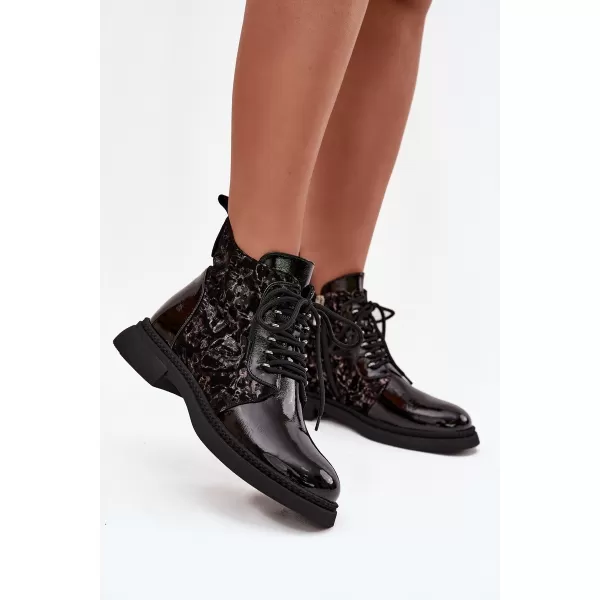  Dámske topánky D&A CR52-613 BLACK 