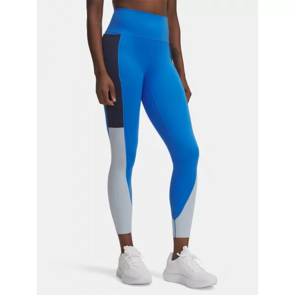  Dámske legíny MERIDIAN COLORBLOCK ANKLE LG 6004002-402 MODRÁ Under Armour 