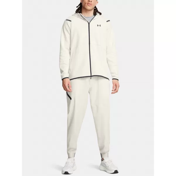  Pánske tepláky UNDER ARMOUR UNSTOPPABLE JOGGERS 1388823-110 BIELA 