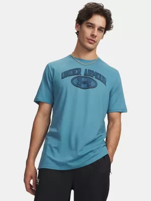 Pánske tričko UNDER ARMOUR UA M WM LOCKER TAG SS 6012778-466 MODRÁ