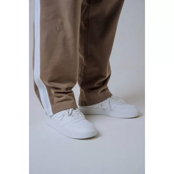  Tepláky voľného strihu POWER 904 LIGHT BROWN ASH Nebbia 