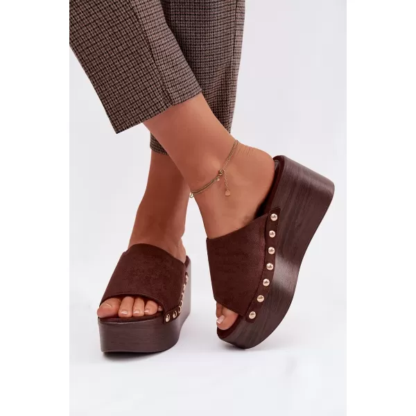  Dámske sandále BOTO HELIVINA 41630 BROWN 