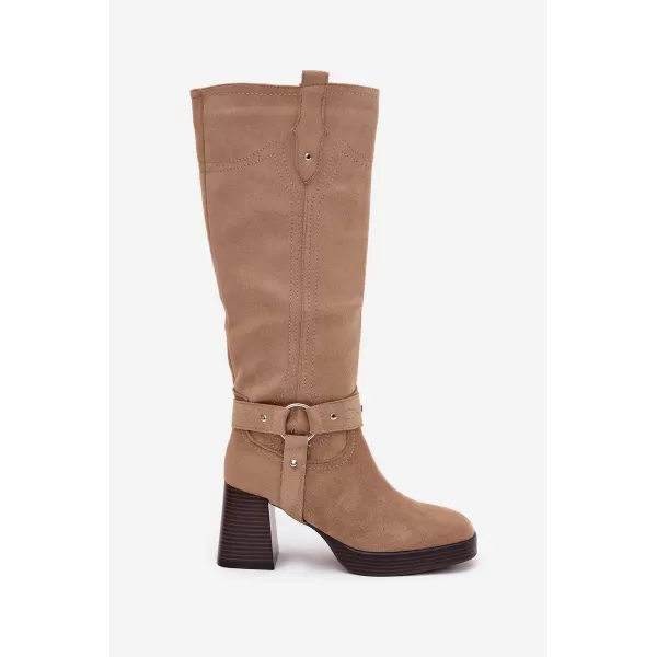  Dámske čižmy BOTO ALESSARA 40612 KHAKI 