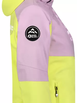 Dámska lyžiarska bunda NORDBLANC LILT NBWJL8302 JANTÁROVÁ