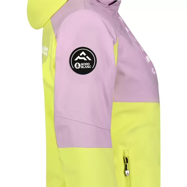  Dámska lyžiarska bunda NORDBLANC LILT NBWJL8302 JANTÁROVÁ 