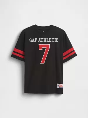 Detské tričko GAP JERSEY LOGO TEE 780189-04 BLACK
