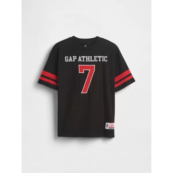 Detské tričko GAP JERSEY LOGO TEE 780189-04 BLACK 