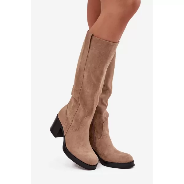  Dámske čižmy BOTO SANELLE 40149 KHAKI 