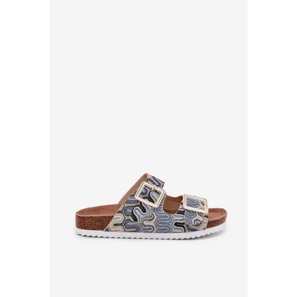  Dámske šľapky S.BARSKI RB51-006 BEIGE 