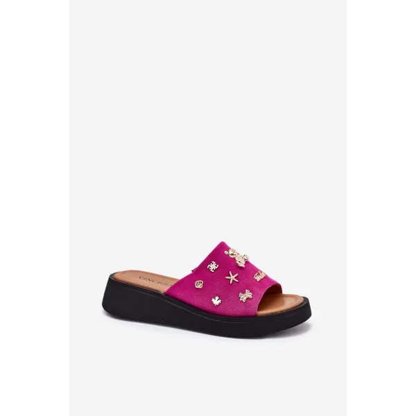  Dámske šľapky VINCEZA 66741 PINK 