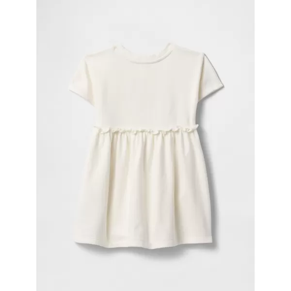 Detské šaty GAP LOGO DRESS 736116-01 NEW OFF WHITE 