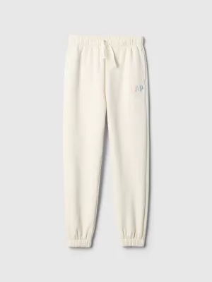 Detské tepláky GAP LOGO SWEATPANTS 709023-00 IVORY FROST