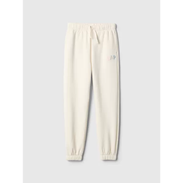  Detské tepláky GAP LOGO SWEATPANTS 709023-00 IVORY FROST 