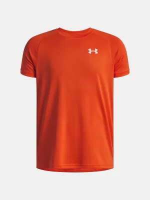 Chlapčenské tričko UNDER ARMOUR UA TECH 2.0 SS 1363284-844 ORANŽOVÁ