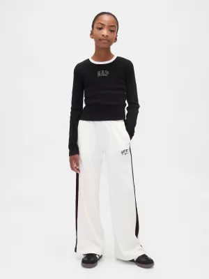 Detské tepláky GAP LOGO SWEATPANTS 817658-01 NEW OFF WHITE