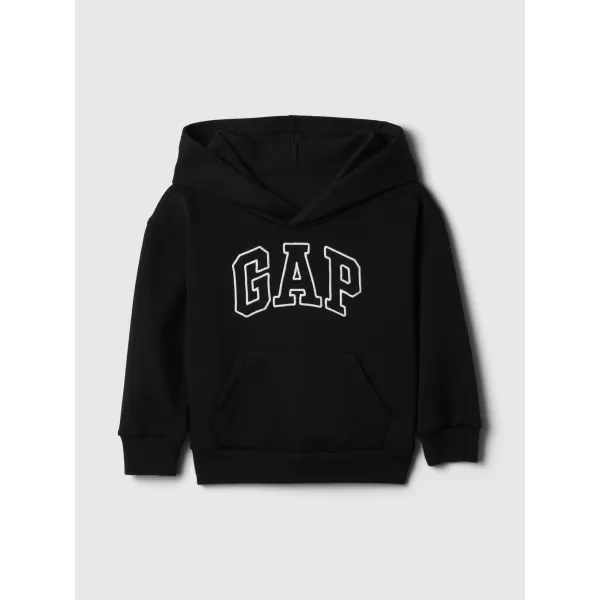 Detská mikina GAP LOGO PULLOVER HOODIE 824091-00 TRUE BLACK 