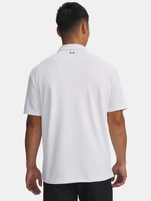 Pánske tričko UNDER ARMOUR T2G PIQUE POLO 6012303-100 BIELA