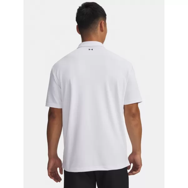  Pánske tričko UNDER ARMOUR T2G PIQUE POLO 6012303-100 BIELA 