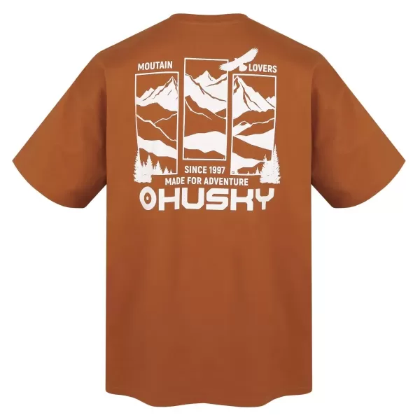 Pánske tričko HUSKY TEE VIEW M BROWN 