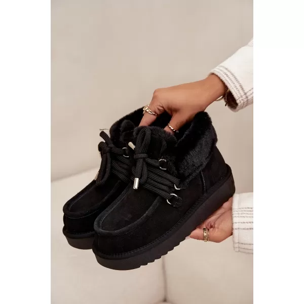  Dámske snehule D.FRANKLIN DFSH375006 BLACK 